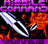 Arcade Classic: Asteroids and Missile Command screenshot 2 for GameBoy